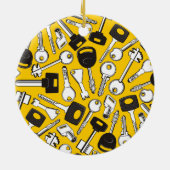 Set der Tastenhintergründe Keramik Ornament (Hinten)