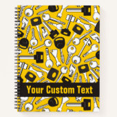 Set der Tastenhintergründe Notizbuch (Vorderseite)