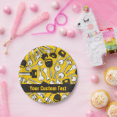 Set der Tastenhintergründe Pappteller (Party)