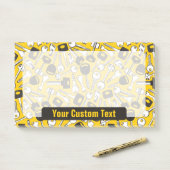 Set der Tastenhintergründe Post-it Klebezettel (Auf Schreibtisch)