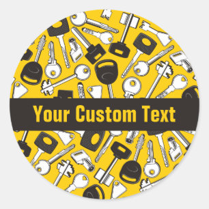 Set der Tastenhintergründe Runder Aufkleber