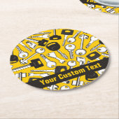 Set der Tastenhintergründe Runder Pappuntersetzer (Angewinkelt)