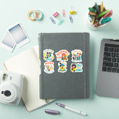 SET DER TIERZEICHEN DES VATES AUFKLEBER (iPad Hülle)