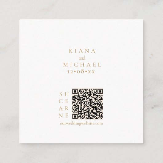 Set der Tone Boho Oasis Farbpalette ID959 Begleitkarte (Rückseite)