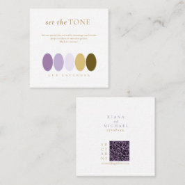 Set der Tone Lux Lavendel Farbpalette ID990 Begleitkarte