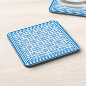 Set der Untersetzer Bright Blue Welsh Tapestry Mus (Linke Seite)