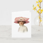 Set der Vintagen Millinery Notecard (3) Karte (Gelbe Blume)