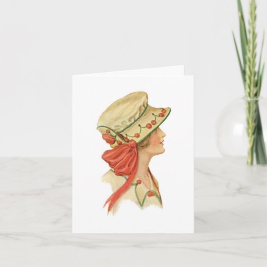 Set der Vintagen Millinery Notecards [1B] Karte (Vorderseite)