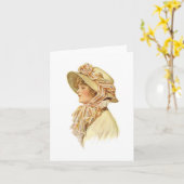 Set der Vintagen Millinery Notecards [3B] Karte (Gelbe Blume)