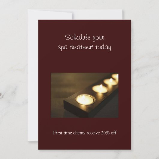 Set der Votive Candles Einladung (Vorderseite)