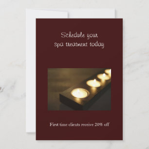 Set der Votive Candles Einladung