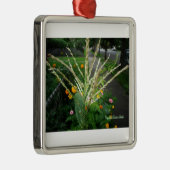 Set der Weihnachtsflora Silbernes Ornament (Rechts)