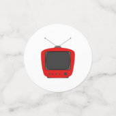 Set des alten Fernsehens Konfetti (Klein Vorderseite)