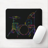 Set des Art Drum Mousepad (Mit Mouse)