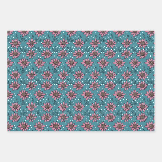 Set des flachen Blattes (3) Geschenkpapier Set (Vorderseite)