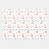 Set des flachen Blattes für das Umhüllungspapier f Geschenkpapier Set (Vorderseite 2)