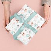 Set des flachen Blattes für das Umhüllungspapier f Geschenkpapier Set