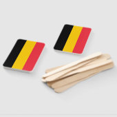 Set des Handfächers mit belgischer Flagge Fächer (Non-assembled)