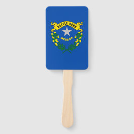 Set des Handfächers mit der Flagge von Nevada, USA Fächer