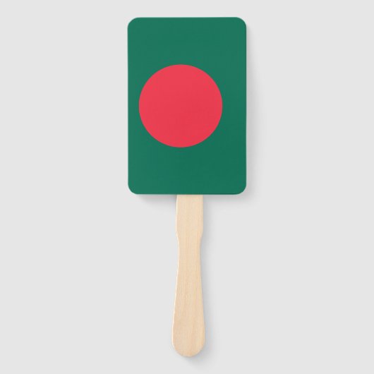 Set des Handfans mit der Flagge Bangladeschs Fächer (Vorderseite)