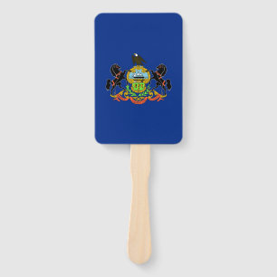 Set des Handfans mit der Flagge von Pennsylvania,  Fächer