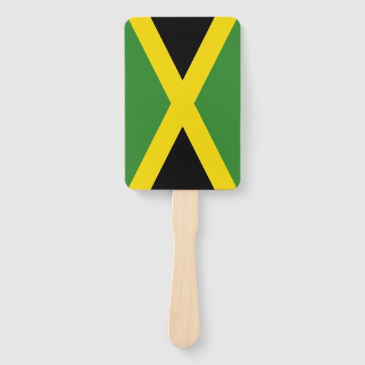 Set des Handfans mit jamaikanischer Flagge Fächer (Vorderseite)