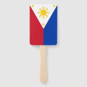 Set des Handfans mit philippinischer Flagge Fächer (Rückseite)
