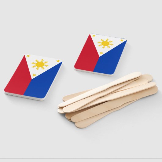 Set des Handfans mit philippinischer Flagge Fächer (Non-assembled)