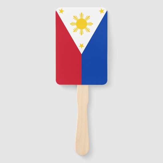 Set des Handfans mit philippinischer Flagge Fächer (Vorderseite)