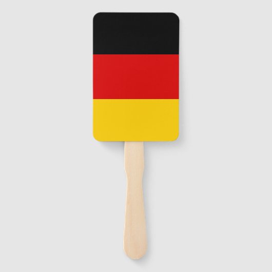 Set des Handgebläses mit deutscher Flagge Fächer (Rückseite)