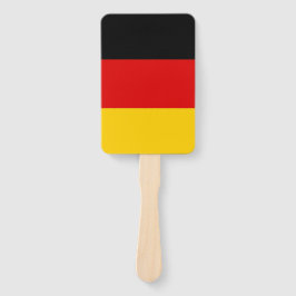 Set des Handgebläses mit deutscher Flagge Fächer