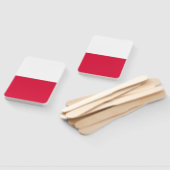 Set des Handgebläses mit polnischer Flagge Fächer (Non-assembled)