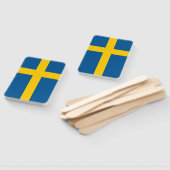 Set des Handgebläses mit schwedischer Flagge Fächer (Non-assembled)
