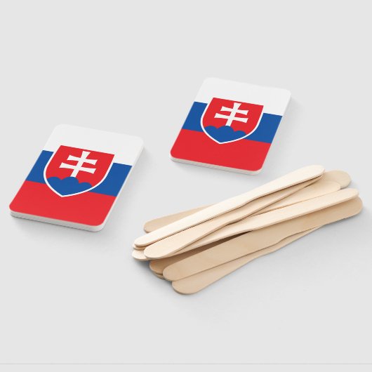 Set des Handgebläses mit slowakischer Flagge Fächer (Non-assembled)