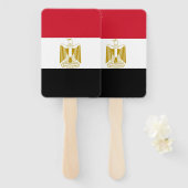 Set des Handlüfters mit ägyptischer Flagge Fächer (Vorne und Hinten)