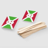 Set des Handlüfters mit der Flagge Burundis Fächer (Non-assembled)