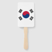 Set des Handlüfters mit der Flagge Südkoreas Fächer (Rückseite)