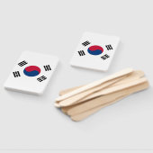 Set des Handlüfters mit der Flagge Südkoreas Fächer (Non-assembled)