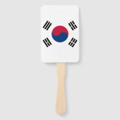 Set des Handlüfters mit der Flagge Südkoreas Fächer (Vorderseite)