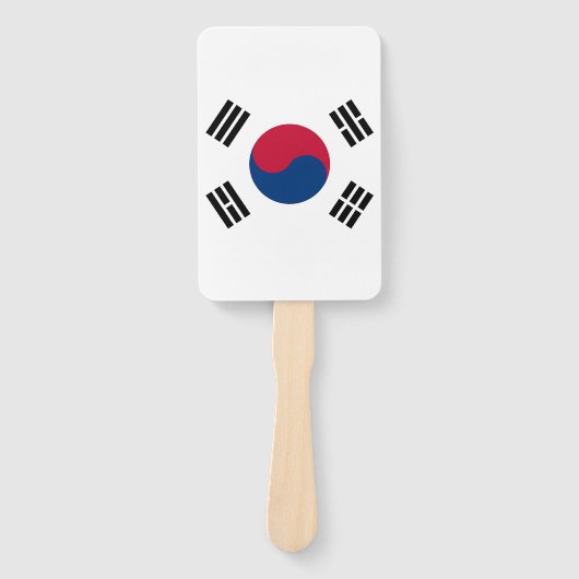 Set des Handlüfters mit der Flagge Südkoreas Fächer (Vorderseite)