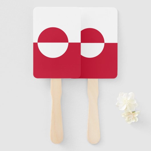 Set des Handlüfters mit der Flagge von Belize Fächer (Vorne und Hinten)