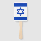 Set des Handlüfters mit israelischer Flagge Fächer (Vorderseite)