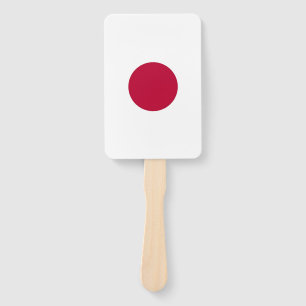 Set des Handlüfters mit japanischer Flagge Fächer