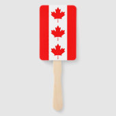 Set des Handlüfters mit kanadischer Flagge Fächer (Rückseite)