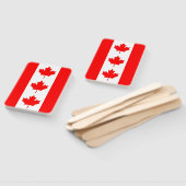 Set des Handlüfters mit kanadischer Flagge Fächer (Non-assembled)