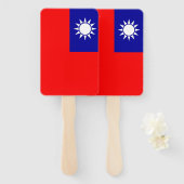 Set des Handlüfters mit taiwanesischer Flagge Fächer (Vorne und Hinten)