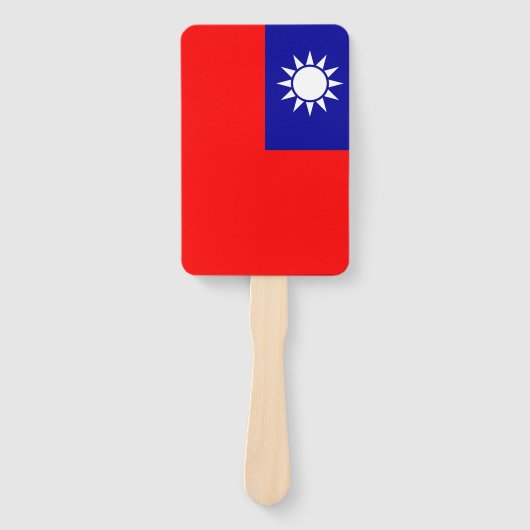 Set des Handlüfters mit taiwanesischer Flagge Fächer (Vorderseite)