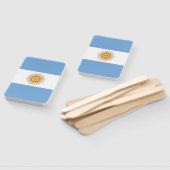 Set des Handventilators mit argentinischer Flagge Fächer (Non-assembled)