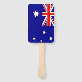 Set des Handventilators mit australischer Flagge Fächer