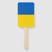 Set des Handventilators mit der Flagge der Ukraine Fächer (Rückseite)